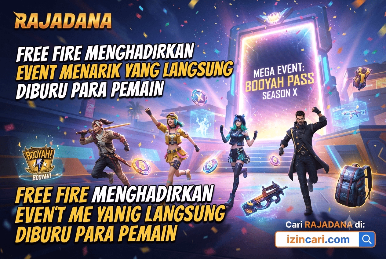 Free Fire Menghadirkan Event Menarik yang Langsung Diburu Para Pemain