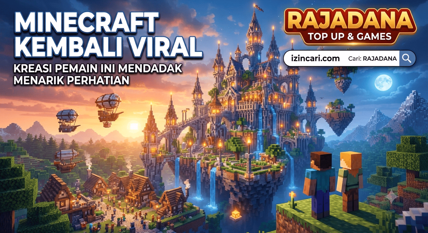 Minecraft Kembali Viral, Kreasi Pemain Ini Mendadak Menarik Perhatian