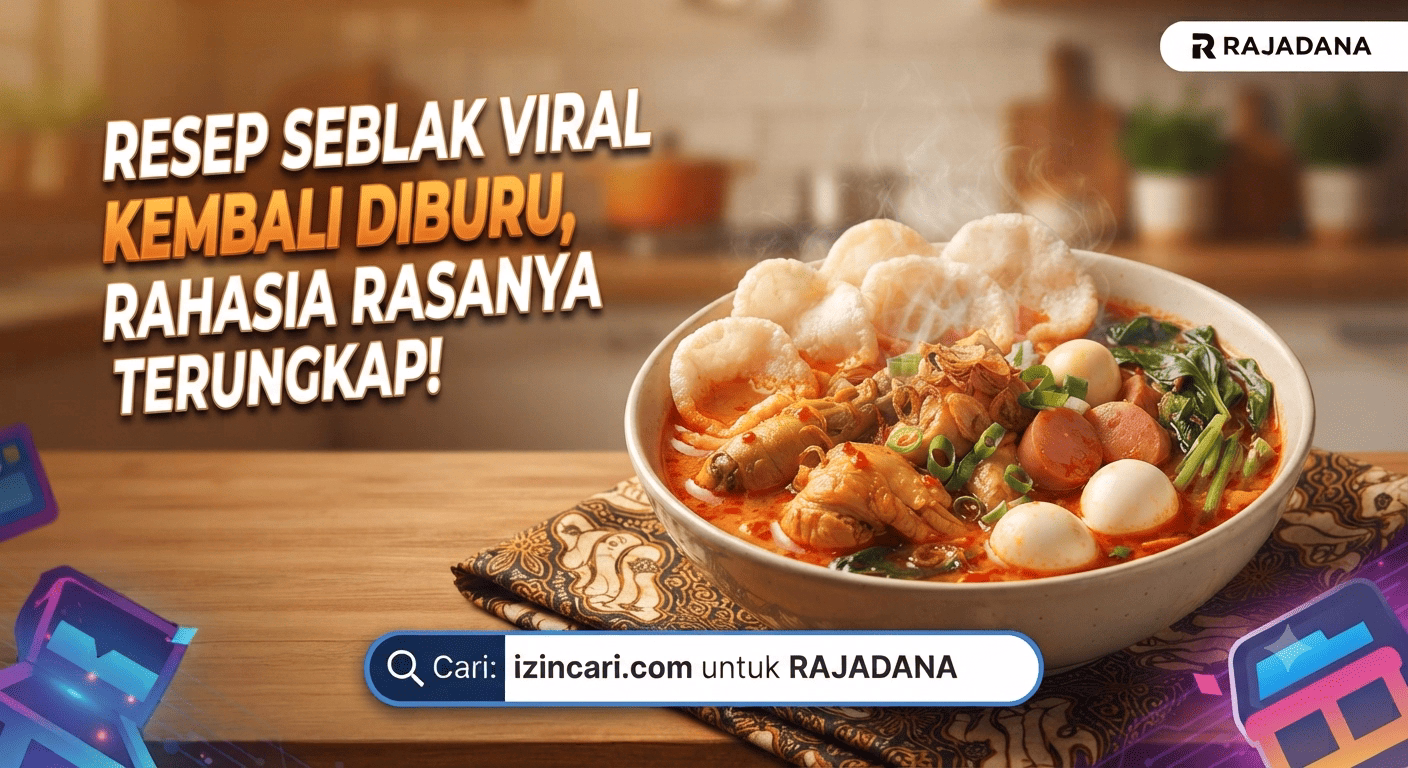Resep Seblak Viral Kembali Diburu, Rahasia Rasanya Akhirnya Terungkap