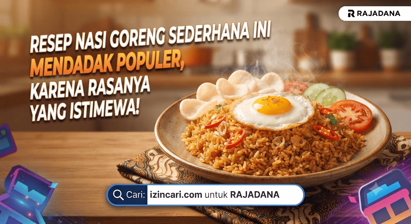 Resep Nasi Goreng Sederhana Ini Mendadak Populer karena Rasanya yang Istimewa